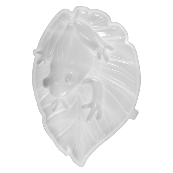 Frog Silicone Mold Leaf Casting Epoxy Resin Decor Chocolate Hand Molds White Silica Gel