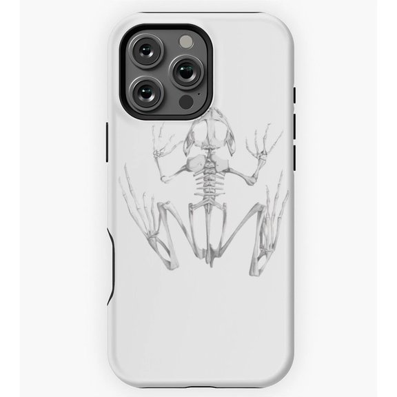 Frog Skeleton GA5467 Phone Case for iPhone 11 to 17 Pro Max