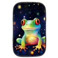 thumbnail image 1 of Frog Soft Comfortable Furry Printed Car Armrest Cover Mat 12.5x8.2 Inch, 1 of 6