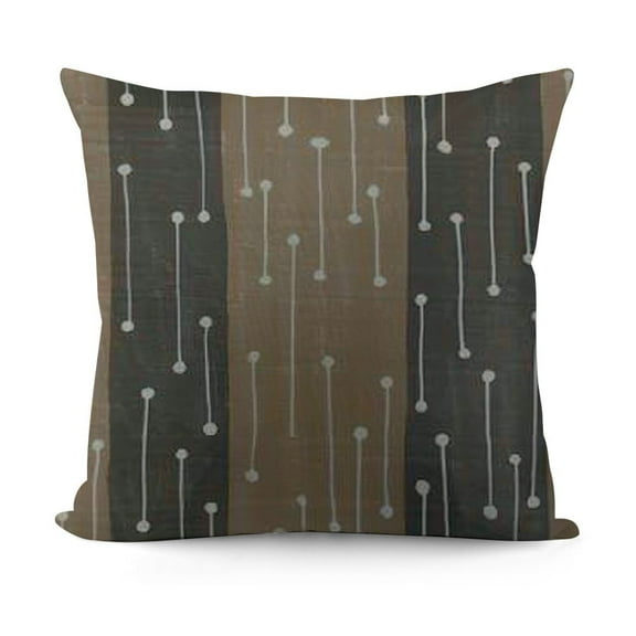 Frog Song Pillow, Brown/Cream
