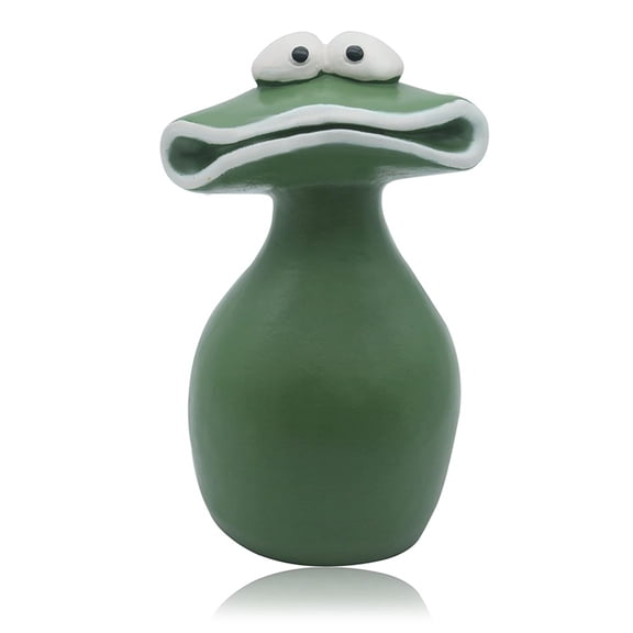 Frog Statue Resin Big Mouth Frog Statues Waterproof Handmade, for Garden Home Decoration Funny Yards Decorations L