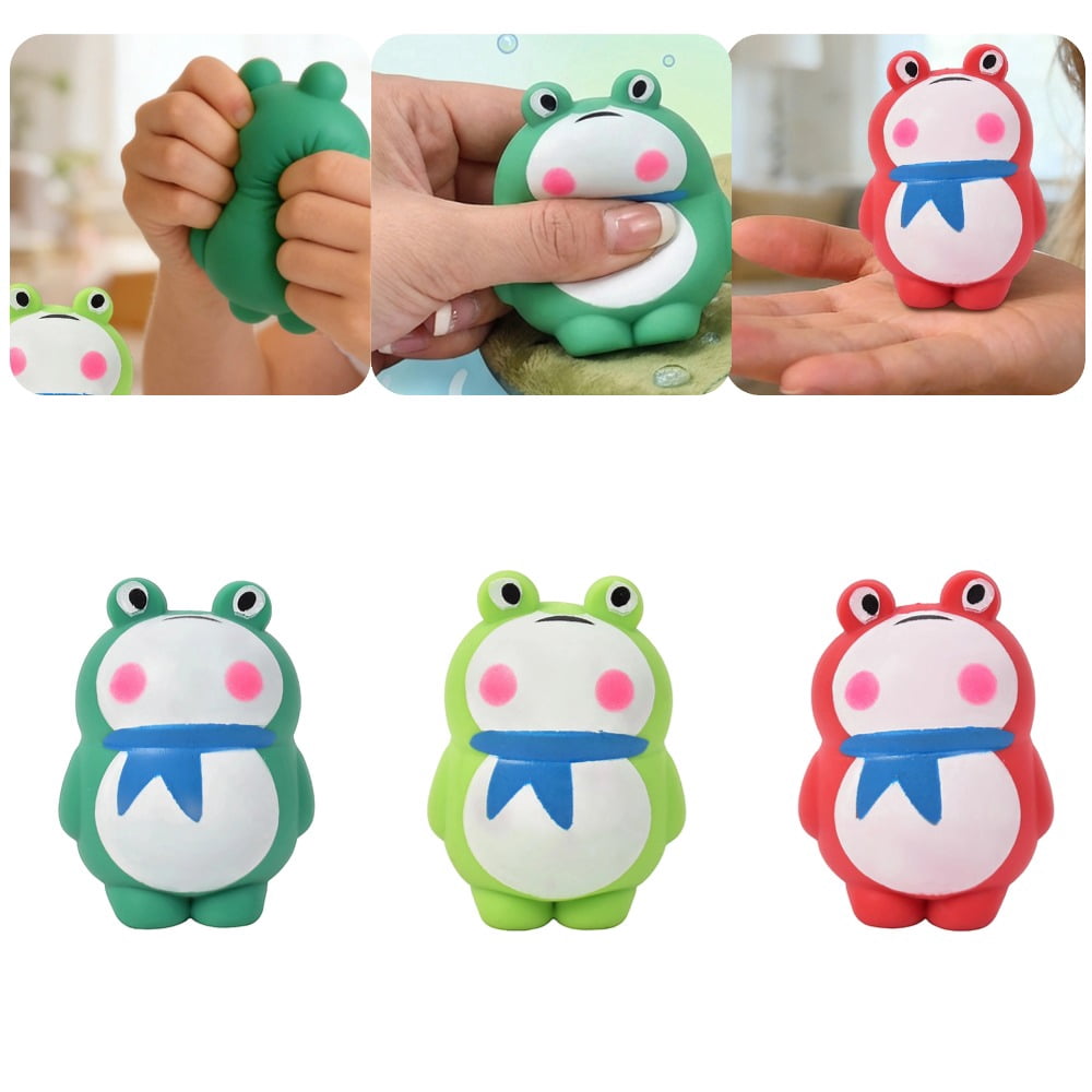 Frog Stress Ball Scarf Design, Kawaii Squishy Fidget Toys for Adults ...