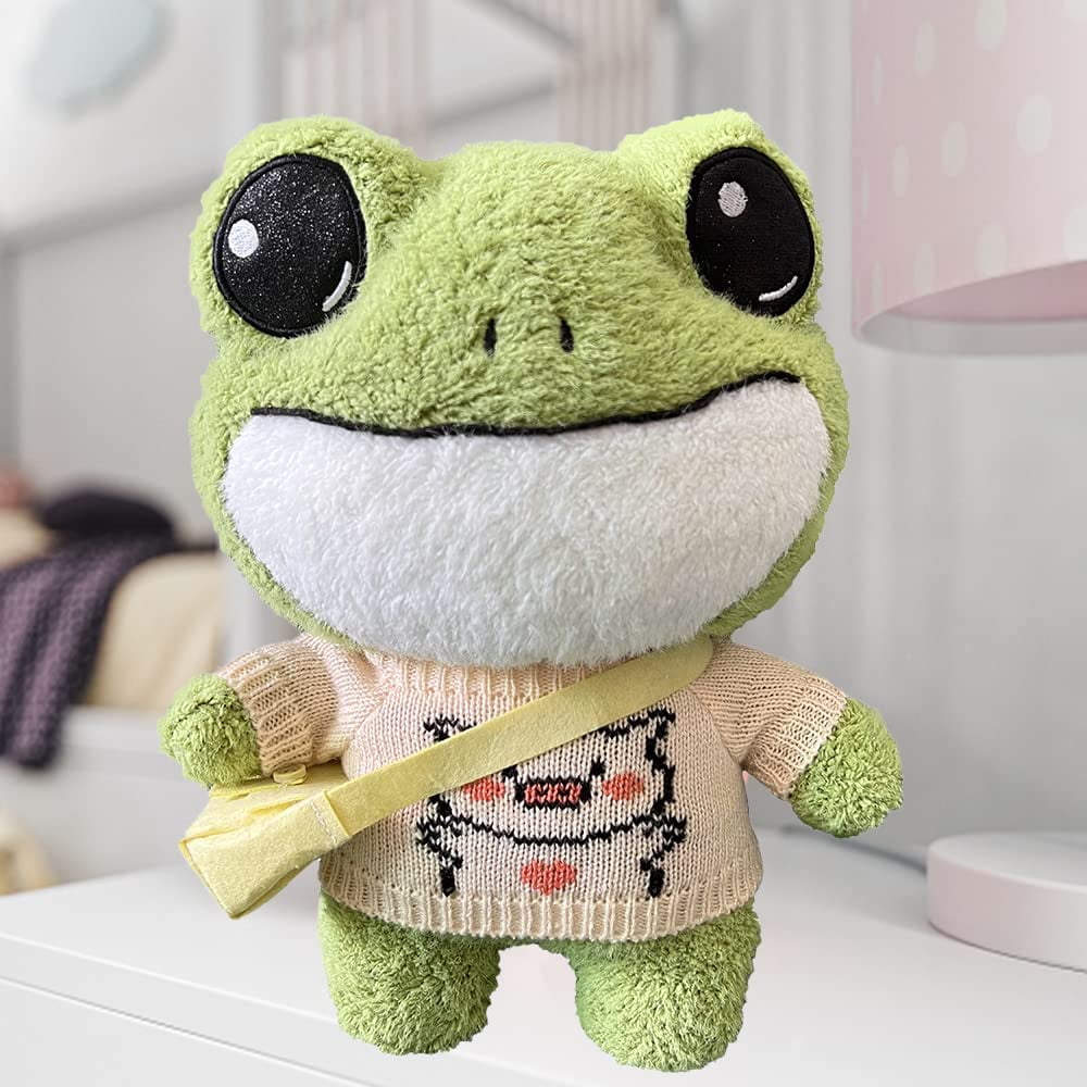 Frog Stuffed Animal Frog Plush with Dresses Plush Toy