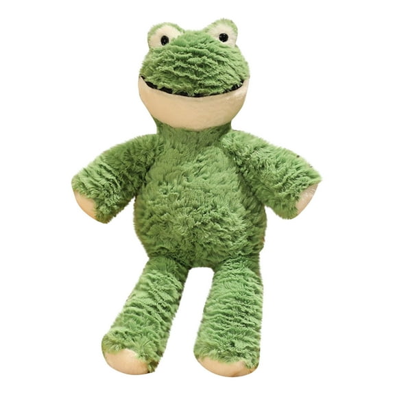 Frog Stuffed Animal, Smiling Frog Plush Toy With Soft Fuzzy Material, For Kids Boys Girls Birthday Gifts Bedroom Decor
