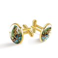 thumbnail image 1 of Frog Stylish Dress Shirt Cufflinks Made of Stainless Steel, for Formal Attire and Special Events, Silver Jewelry Cufflink Set, 1 of 6