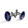 thumbnail image 1 of Frog Stylish and Versatile Cufflink Set for Dress Shirts, Made of Stainless Steel, Ideal for Formal Occasions, 1 of 6