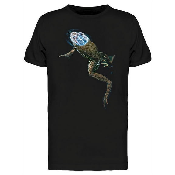 Frog Swimming In A Lake T-Shirt Men -Image by Shutterstock, Male Small
