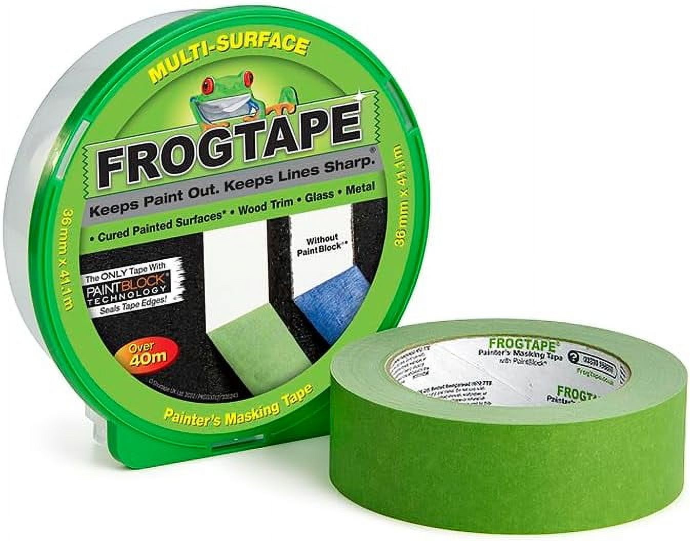 Frog Tape Green Multi Surface Painters Masking Tape, Indoor Painting