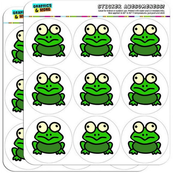 Frog Toad 18 2" Planner Calendar Scrapbooking Crafting Stickers