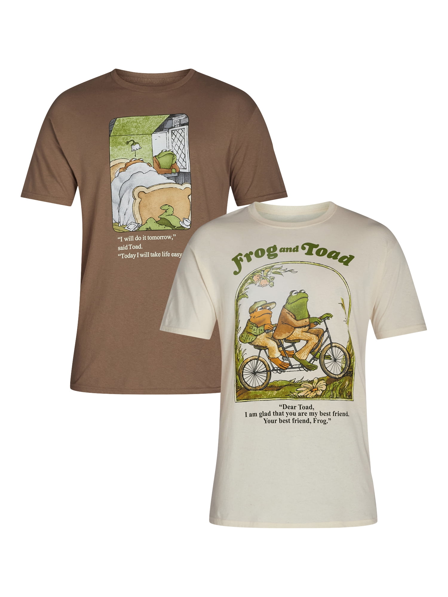 Frog Toad men's Graphic Tees, Sizes S-3XL