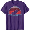 thumbnail image 1 of Frog Toad Lover Animal Retro Vintage 80s Style Unisex T-Shirt for Men Women Kids,Purple Color,Size YXS, 1 of 5