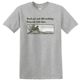 thumbnail image 1 of Frog Toad Retro Book Lover Graphic T-Shirt, 1 of 6