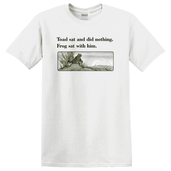 Frog Toad Retro Book Lover Graphic T-Shirt