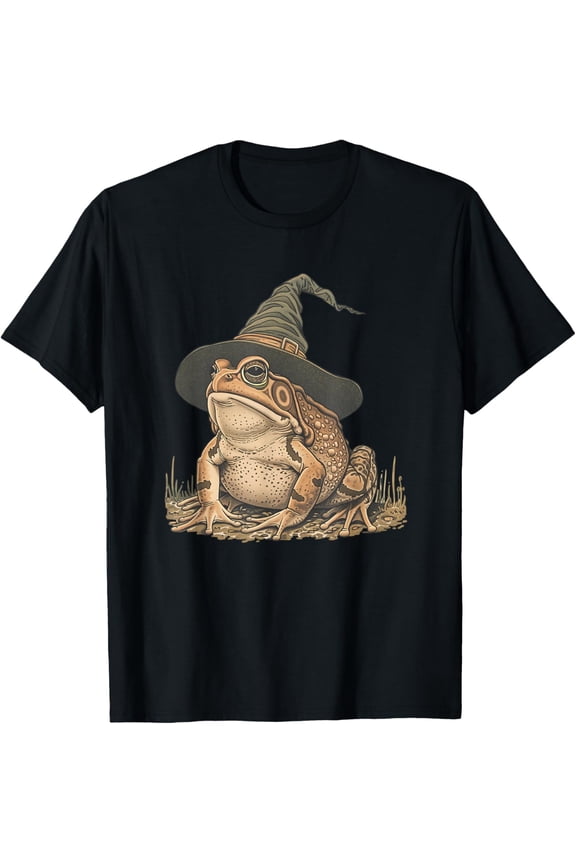 Frog Toad Wizard Witchy in Nature T-Shirt