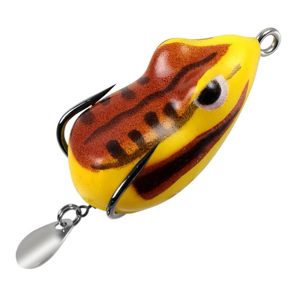 Frog Topwater Soft Fishing Lure Bait Bass Crankbait Tackle Hot A H2X6