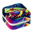 thumbnail image 1 of Frog Travel Portable Square Jewelry Box Earring Necklace Bracelet Holder Display Case Organizer Box, Decorative Jewelry Stand Storage Box, 1 of 6