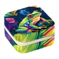 thumbnail image 1 of Frog Travel Portable Square Necklace Organizer Jewelry Box Earring Holder for Girls and Women - Store Rings, Earrings, Necklaces, Bracelets, and More, 1 of 6