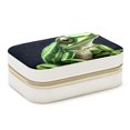 thumbnail image 1 of Frog Velvet Portable Decorative Box with Removable Compartment - Storage Box, Display Case, and Earring Holder - Ideal Gift, 1 of 7