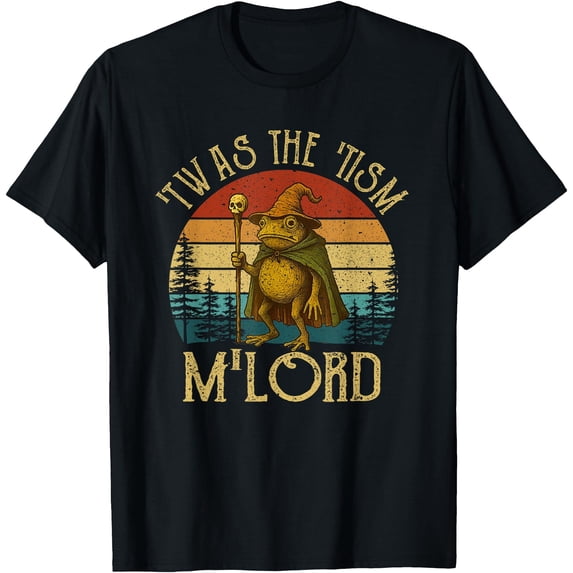 Frog Witch Twas The Tism M'Lord T-Shirt - Walmart.com