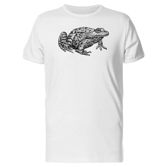 Frog With Ethnic Textures Sketch Tee Men's -Image by Shutterstock