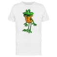 thumbnail image 1 of Frog With Vest Cartoon Tee Men's -Image by Shutterstock, 1 of 2
