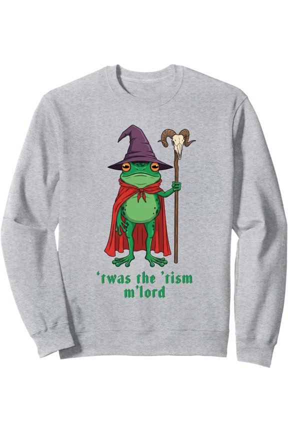 Frog Wizard Autism Unisex Sweatshirt