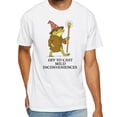 thumbnail image 1 of Frog Wizard “Off to Cast Mild Inconveniences” T-Shirt – Funny Fantasy Humor Tee, Wizard Frog Graphic Shirt, 1 of 5