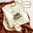 thumbnail image 1 of Frog and Toad Embroidered Shirt, Vintage Embroidery Tee, Take Life Easy Laid-back Embroidered Gift Top, 1 of 5