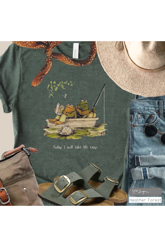 Frog and Toad Graphic Tee Inspired Cotton TShirt