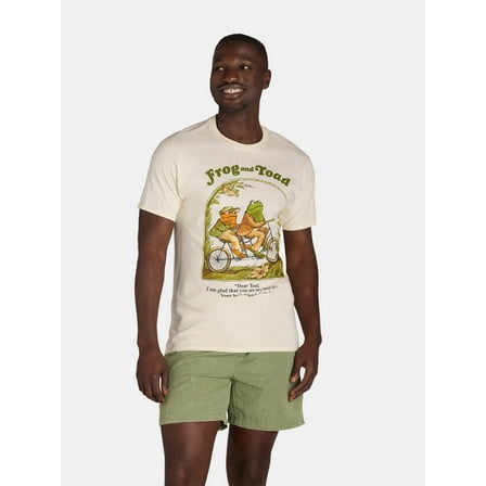 Frog and Toad Men's & Big Men's Cotton Graphic Print Tee, Sizes S-3XL