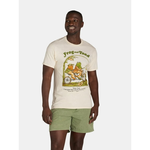 Frog and Toad Men's & Big Men's Cotton Graphic Print Tee, Sizes S-3XL