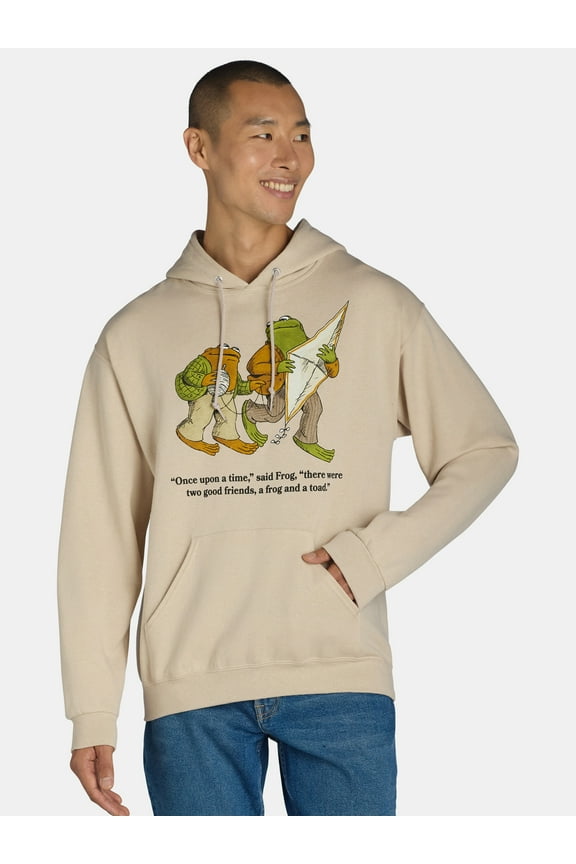 Frog and Toad Men's & Big Men's Kite Pullover Hoodie Sweatshirt, Sizes XS-3XL