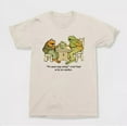 thumbnail image 1 of Frog and Toad Short Sleeve Graphic, Funny, Cute, Gift for Friend, Gift for Him/her Unisex Comfort Tee T Shirt, Color: Light Pink, Size: 2XL, 1 of 2