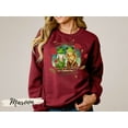 thumbnail image 1 of Frog and Toad Sweatshirt, Watercolor Print of Frog and Toad Sitting on a Log, Frog Lover Gift, Green Tree Frog Shirt, 1 of 7