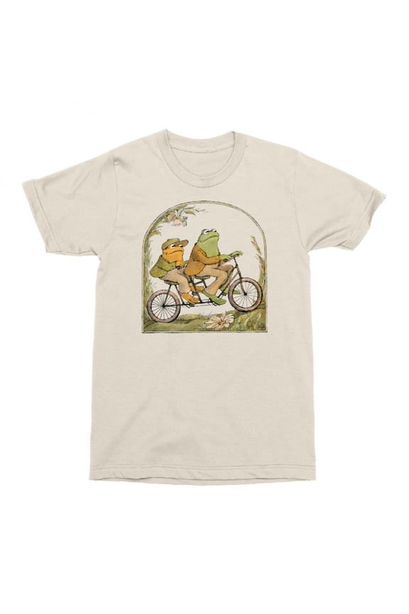 Frog and Toad Tandem Bicycle T-Shirt-Medium