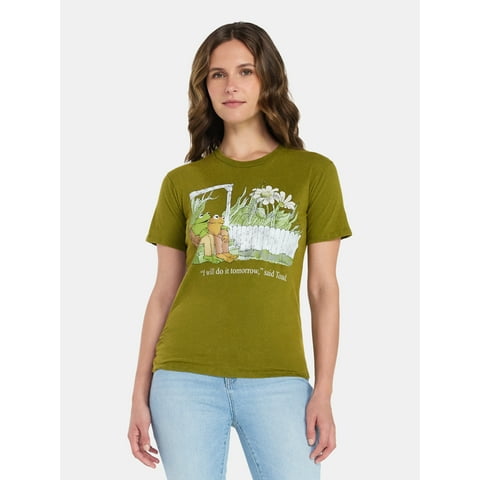 Women's Tomorrow Graphic Tee with Short Sleeves, Sizes XXS-XXL