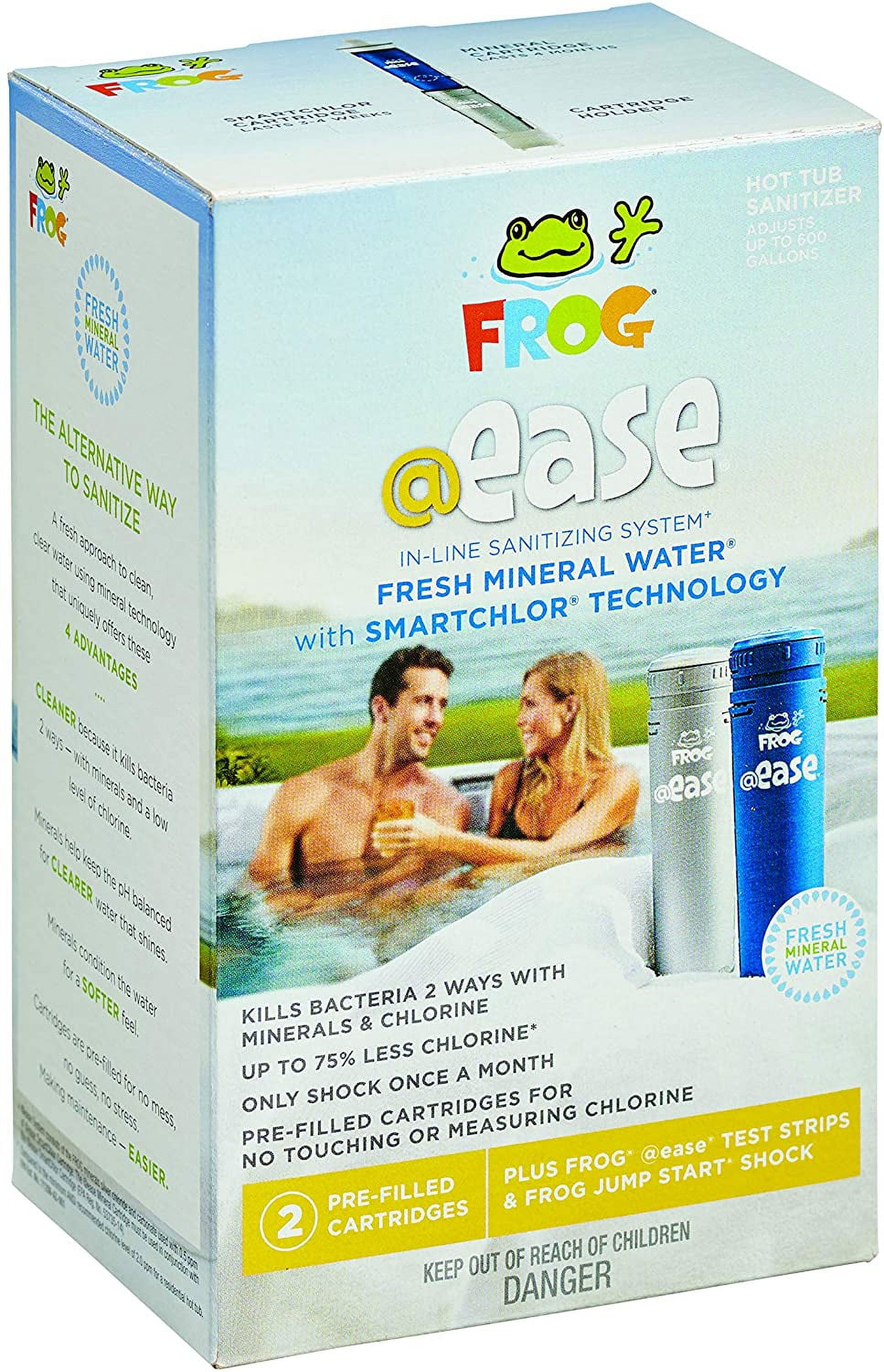 Frog ease Inline Spa Sanitizing System Hot Tub Clean Mineral