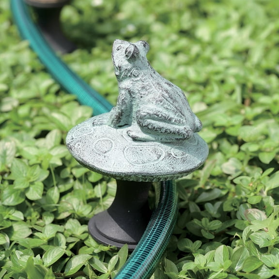 Frog on Mushroom Hose Guard