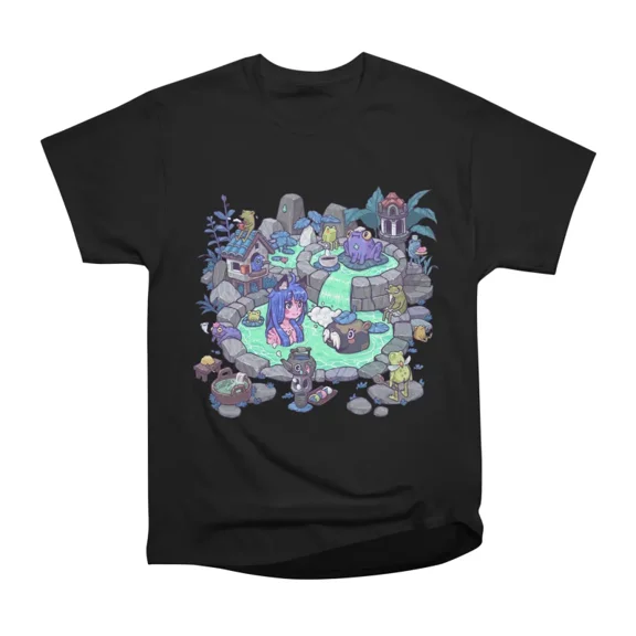Frog onsen T-Shirt Tee Gift For Him Merch For Her Apparel For Friend