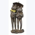 thumbnail image 1 of Frog with a Metal Umbrella Statue, 1 of 1