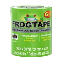 FrogTape 0.94 in. x 60 yd. Green Multi-Surface Painter's Tape, 6 Rolls