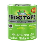 FrogTape 0.94 in. x 60 yd. Green Multi-Surface Painters Tape, 6 Rolls