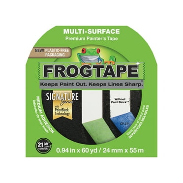 FrogTape 0.94 in. x 60 yd. Green Multi-Surface Painter's Tape