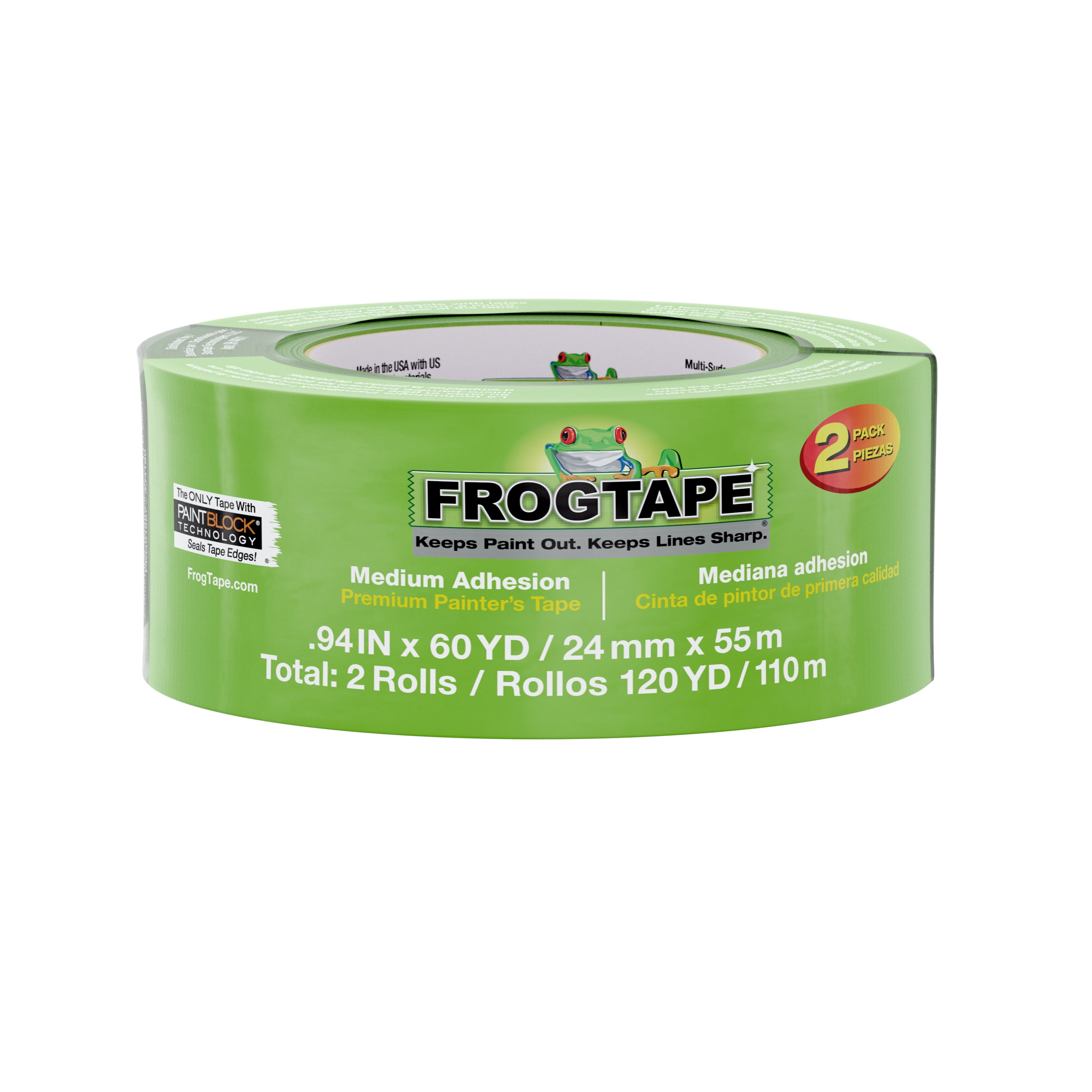36mm x 55 mm Green Masking Tape Pro