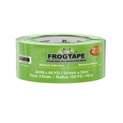 FrogTape 0.94 in. x 60 yd. Green Multi-surface Painting Tape, 2 Pack, 120 Yards Total