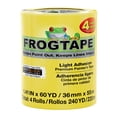 thumbnail image 1 of FrogTape 1.41 in. x 60 yd. Yellow Delicate Surface Painter's Tape, 4 Pack, 1 of 14
