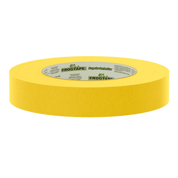 FrogTape 225 Gold Performance Grade Masking Tape [Medium-High Adhesion]: 0.94 in. x 60 yds. (Gold) 1-roll