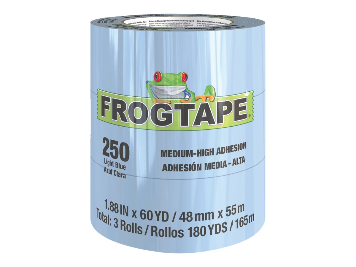 FrogTape® 250 Light Blue 1.81 in. x 60 yd. Moderate Temperature Performance  Masking Tape, Rolls