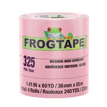 FrogTape® 325 Pink 1.41 in. x 60 yd. High Temperature Performance Masking Tape, 4 Rolls