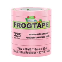 FrogTape® 325 Pink .70 in. x 60 yd. High Temperature Performance Masking Tape, 8 Rolls